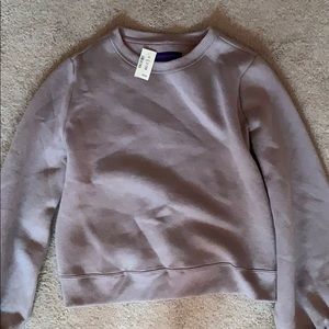 Purple sweatshirt